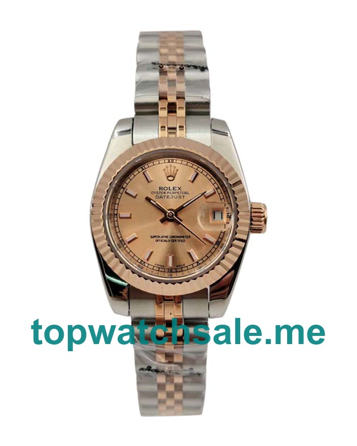 26MM Women Rolex Lady-Datejust 179171 Pink Dials Replica Watches UK