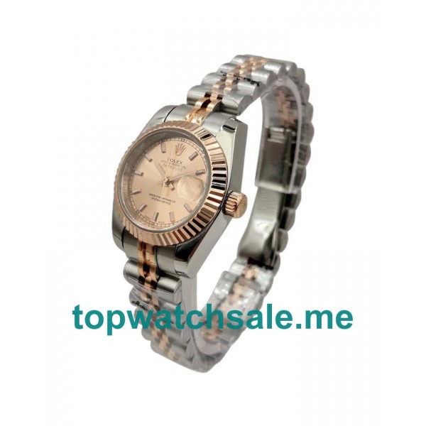 26MM Women Rolex Lady-Datejust 179171 Pink Dials Replica Watches UK