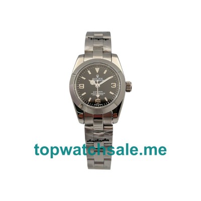 26MM Women Rolex Explorer 67180 Black Dials Replica Watches UK