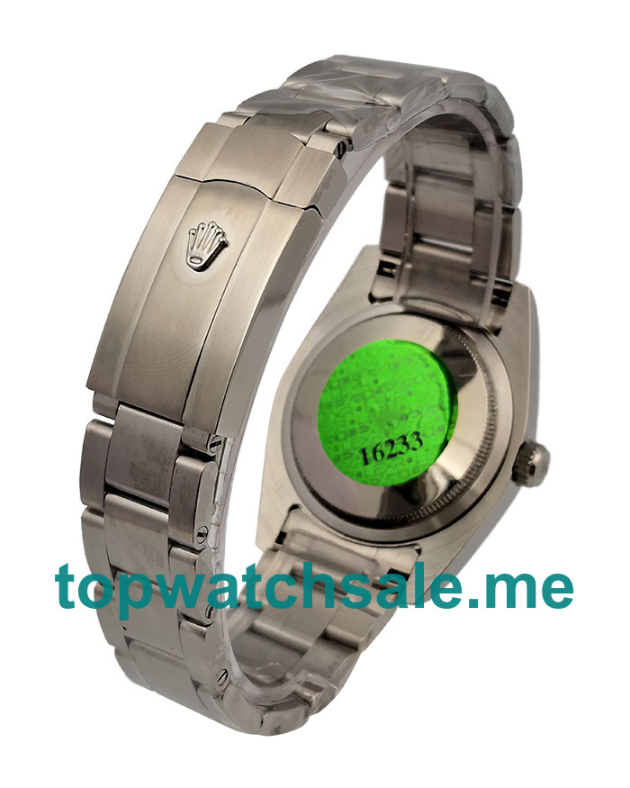 36MM Men Rolex Oyster Perpetual 114234 Black Dials Replica Watches UK
