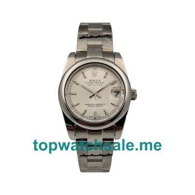 31MM Men And Women Rolex Datejust 178240 Silver Dials Replica Watches UK