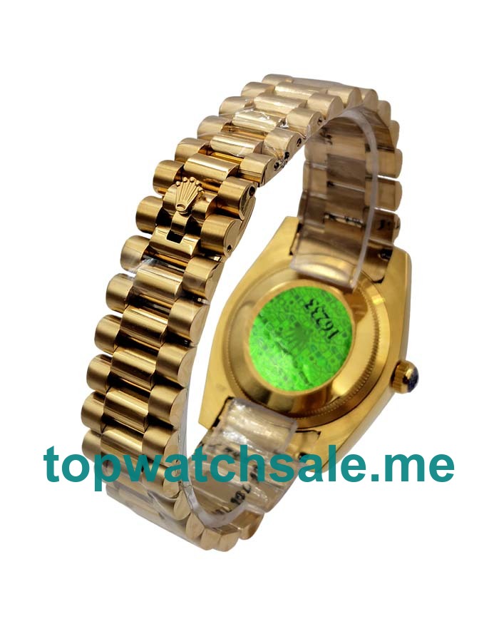 36MM Men Rolex Day-Date 1803 Champagne Dials Replica Watches UK