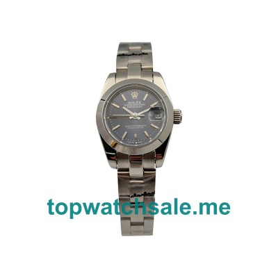 26MM Women Rolex Lady-Datejust 6718 Blue Dials Replica Watches UK