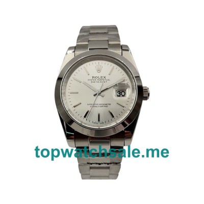 36MM Men Rolex Datejust 15200 Silver Dials Replica Watches UK