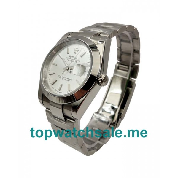 36MM Men Rolex Datejust 15200 Silver Dials Replica Watches UK