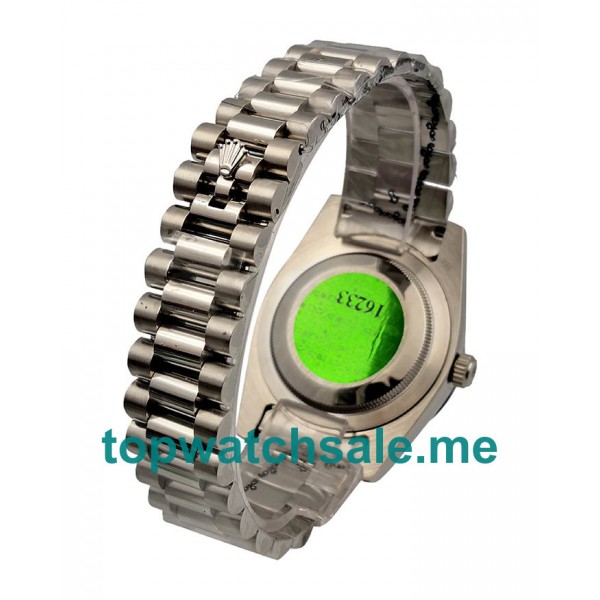 41MM Men Rolex Day-Date II 218239 Silver Dials Replica Watches UK