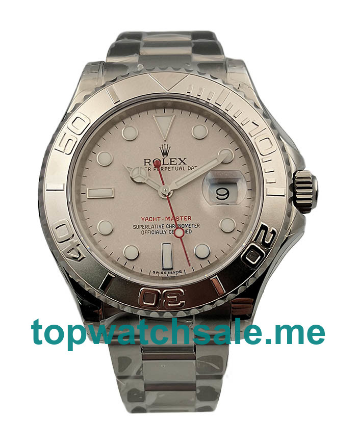 40MM Swiss Men Rolex Yacht-Master 116622 Silver Dials Replica Watches UK