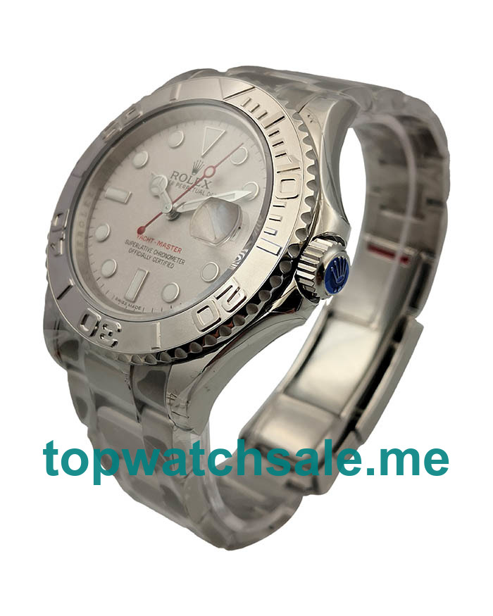 40MM Swiss Men Rolex Yacht-Master 116622 Silver Dials Replica Watches UK