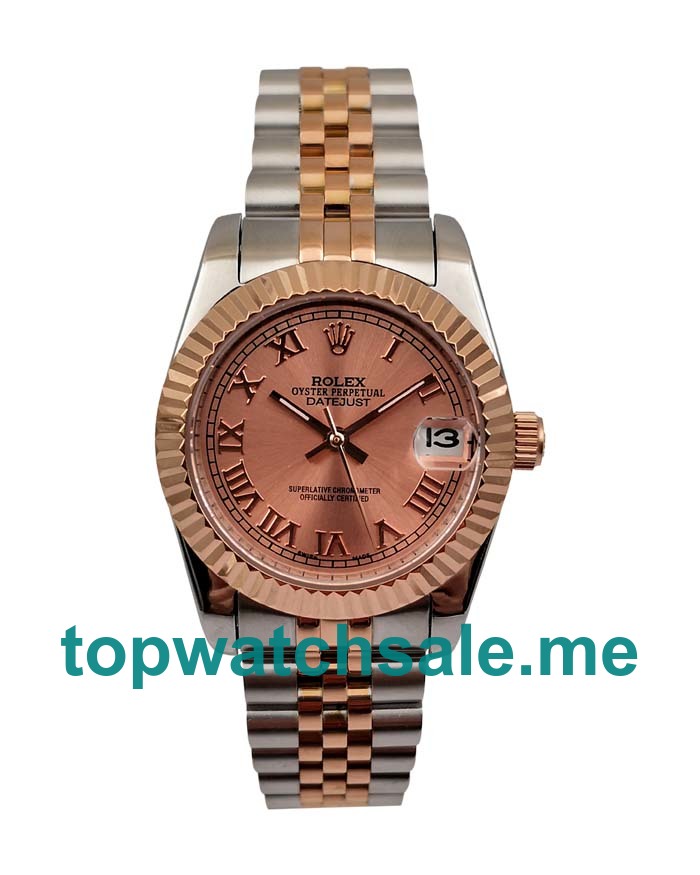 31MM Men And Women Rolex Datejust 178271 Pink Dials Replica Watches UK