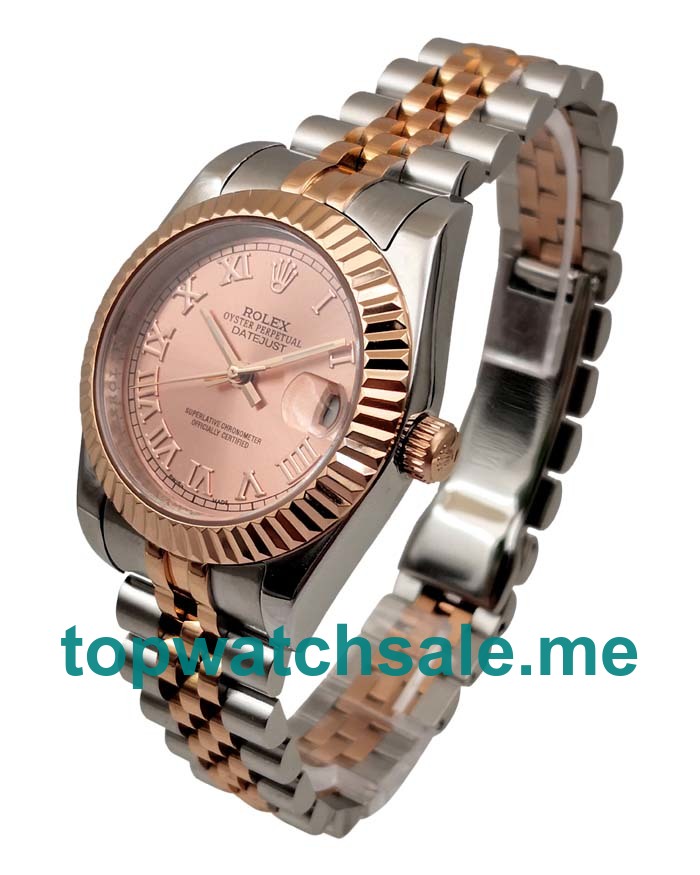 31MM Men And Women Rolex Datejust 178271 Pink Dials Replica Watches UK