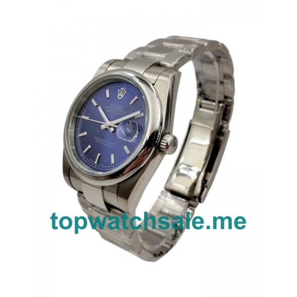 36MM Men Rolex Datejust 126200 Blue Dials Replica Watches UK