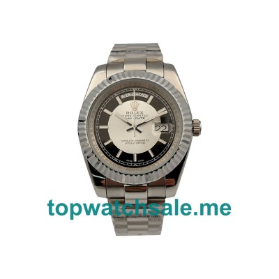 41MM Men Rolex Day-Date 218239 White And Black Dials Replica Watches UK