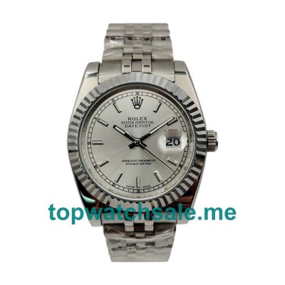 36MM Men Rolex Datejust 116234 Ivory Dials Replica Watches UK