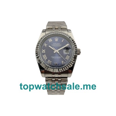 36MM Men Rolex Datejust 116234 Blue Dials Replica Watches UK