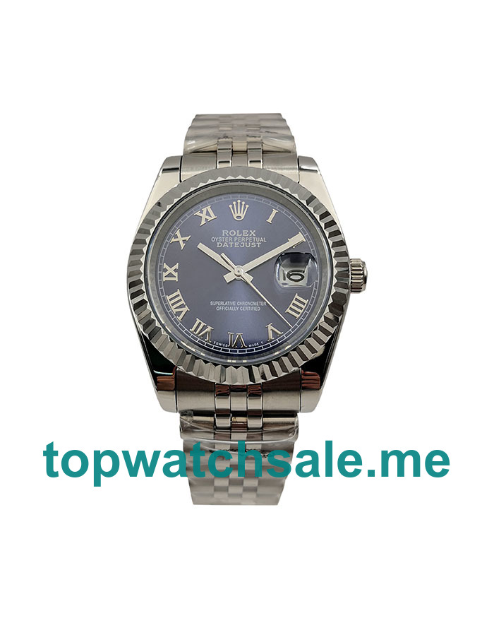 36MM Men Rolex Datejust 116234 Blue Dials Replica Watches UK