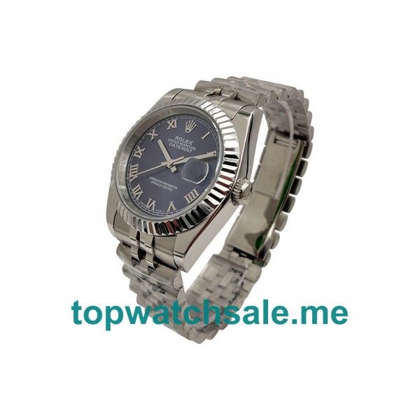 36MM Men Rolex Datejust 116234 Blue Dials Replica Watches UK