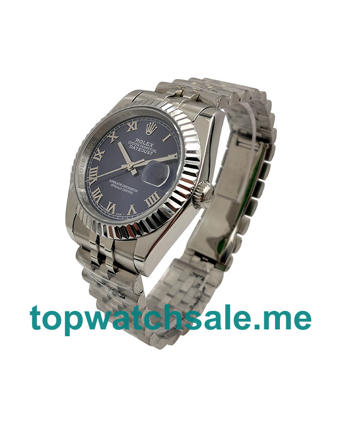 36MM Men Rolex Datejust 116234 Blue Dials Replica Watches UK