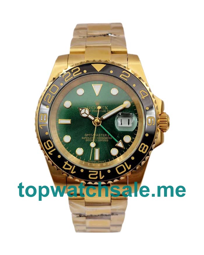 40MM Men Rolex GMT-Master II 116718 LN Green Dials Replica Watches UK