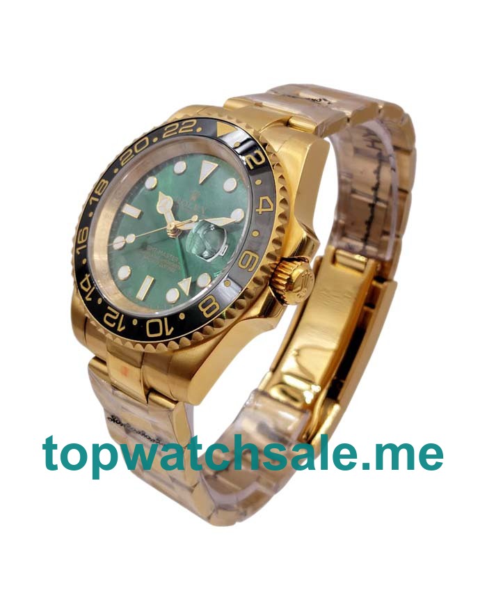 40MM Men Rolex GMT-Master II 116718 LN Green Dials Replica Watches UK