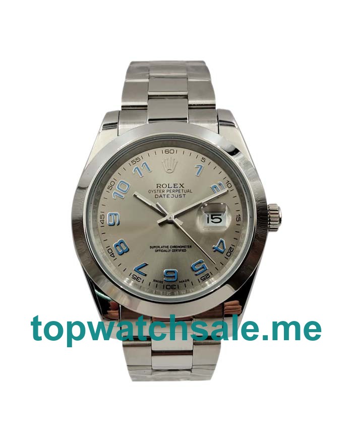 41MM Men Rolex Datejust II 116300 Silver Dials Replica Watches UK