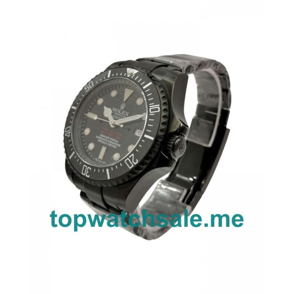 44MM Swiss Men Rolex Sea-Dweller Deepsea 116660 Black Dials Replica Watches UK