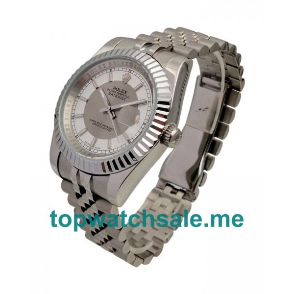 40MM Men Rolex Datejust 116234 Silver Dials Replica Watches UK