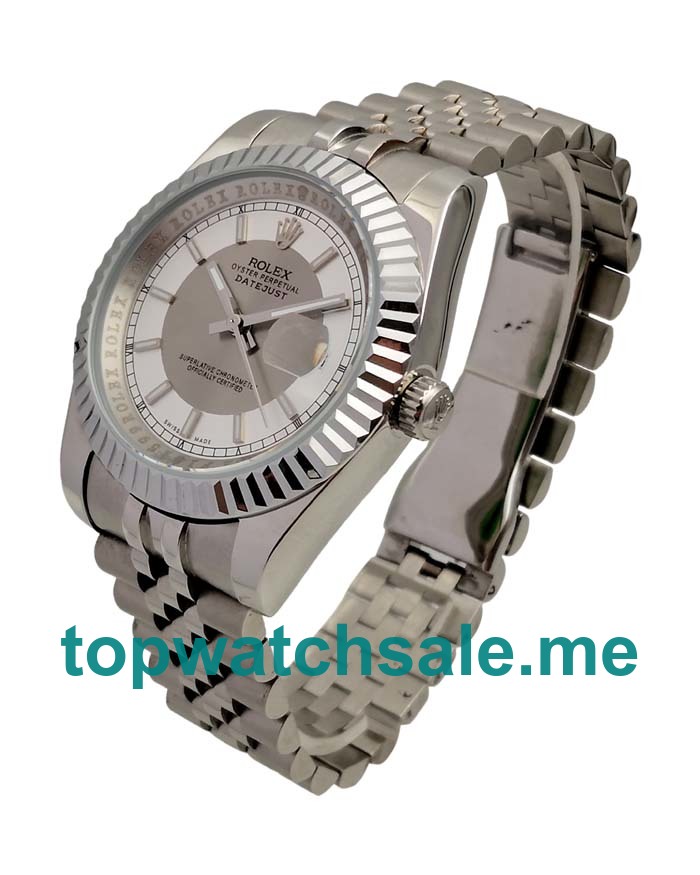 40MM Men Rolex Datejust 116234 Silver Dials Replica Watches UK