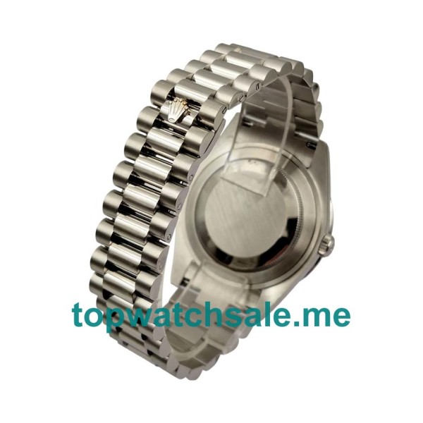 41MM Swiss Men Rolex Day-Date 118346 White Dials Replica Watches UK