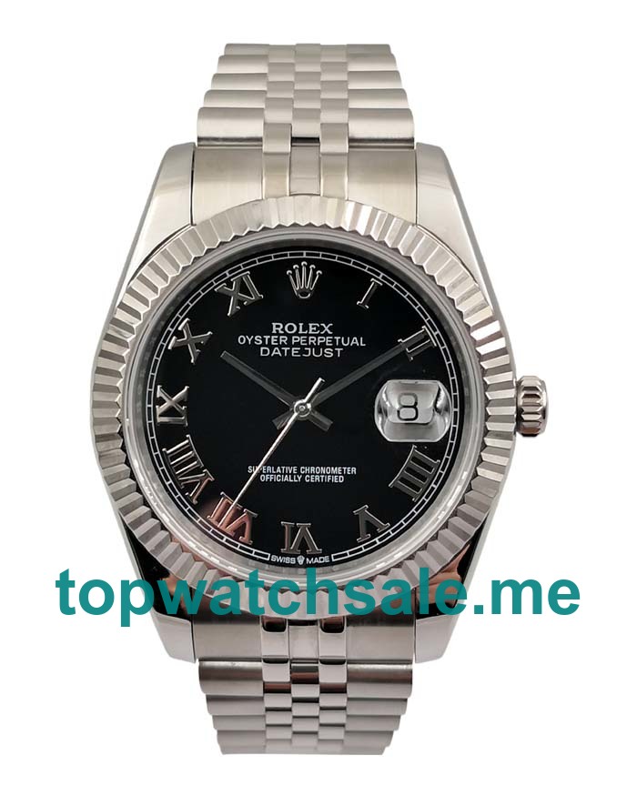 41MM Swiss Men Rolex Datejust 116234 Black Dials Replica Watches UK