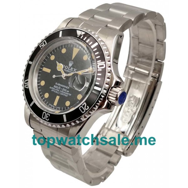 40MM Swiss Men Rolex Submariner 1680 Black Dials Replica Watches UK