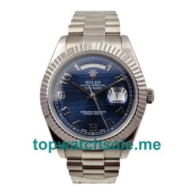 41MM Swiss Men Rolex Day-Date II 218239 Blue Dials Replica Watches UK