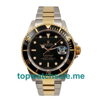 40MM Swiss Men Rolex Submariner 116613 LN Black Dials Replica Watches UK