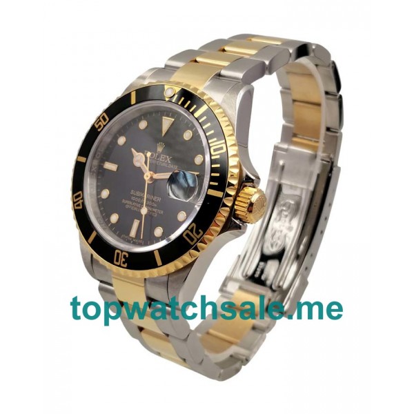 40MM Swiss Men Rolex Submariner 116613 LN Black Dials Replica Watches UK