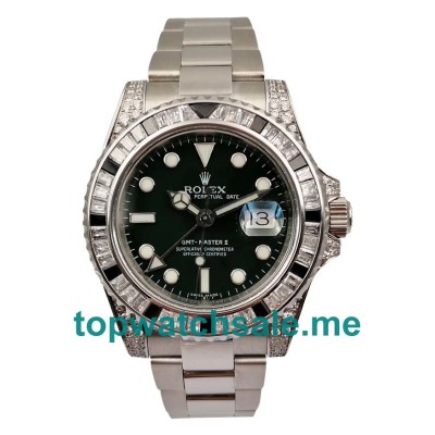 40MM Swiss Men Rolex GMT-Master II 116710LN Black Dials Replica Watches UK