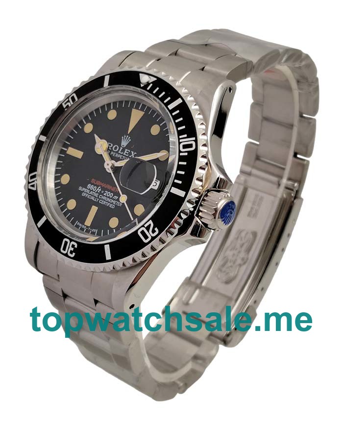 40MM Men Rolex Submariner 1680 Black Dials Replica Watches UK