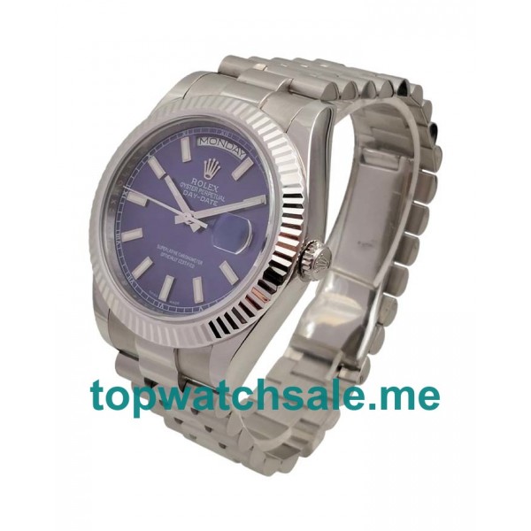 41MM Swiss Men Rolex Day-Date 118239 Blue Dials Replica Watches UK