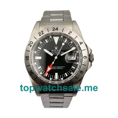 38MM Swiss Men Rolex Explorer II 1655 Black Dials Replica Watches UK