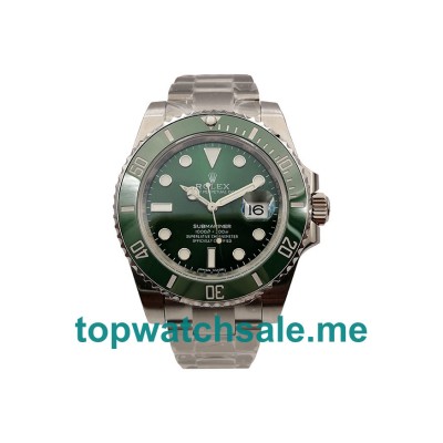 40MM Swiss Men Rolex Submariner Date 116610LV 2018 N V9S Green Dials Replica Watches UK