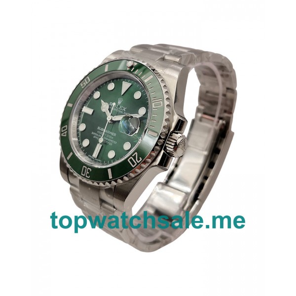 40MM Swiss Men Rolex Submariner Date 116610LV 2018 N V9S Green Dials Replica Watches UK