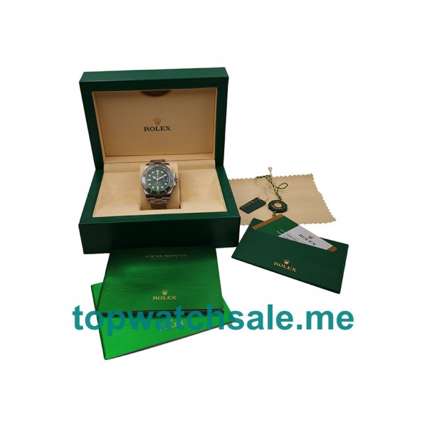 40MM Swiss Men Rolex Submariner Date 116610LV 2018 N V9S Green Dials Replica Watches UK