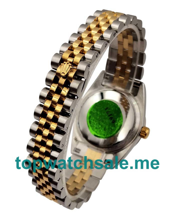 31MM Men And Women Rolex Datejust 69173 White Mother Of Pearl Dials Replica Watches UK