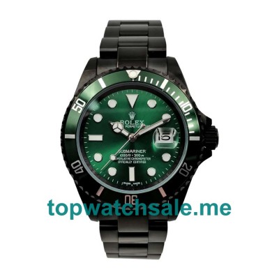 40MM Men Rolex Submariner 116610 LV Green Dials Replica Watches UK