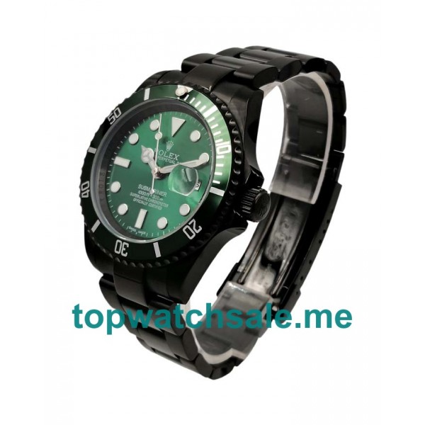 40MM Men Rolex Submariner 116610 LV Green Dials Replica Watches UK