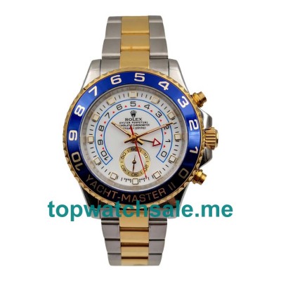 40MM Men Rolex Yacht-Master II 116681 White Dials Replica Watches UK