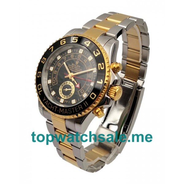 40MM Men Rolex Yacht-Master II 116681 Black Dials Replica Watches UK