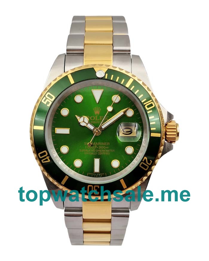 40MM Men Rolex Submariner 116613 Green Dials Replica Watches UK