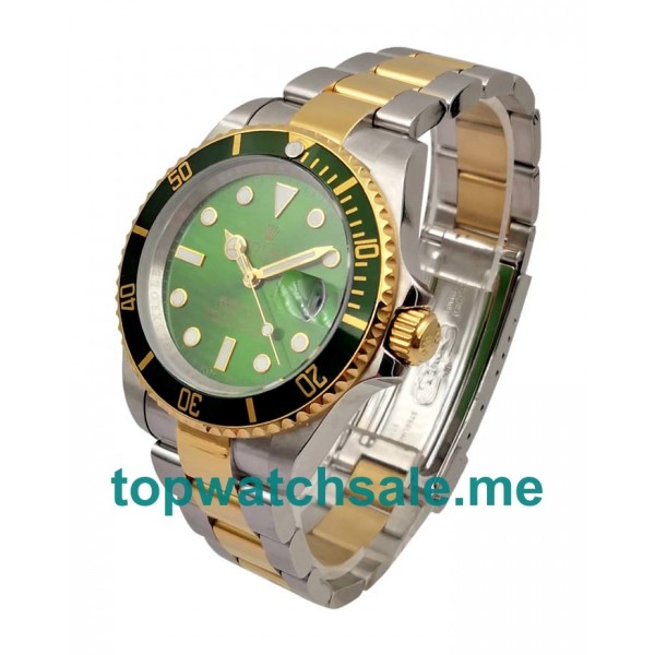40MM Men Rolex Submariner 116613 Green Dials Replica Watches UK