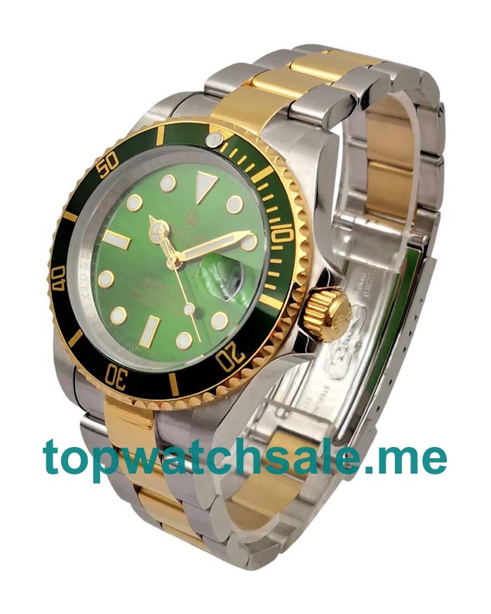 40MM Men Rolex Submariner 116613 Green Dials Replica Watches UK