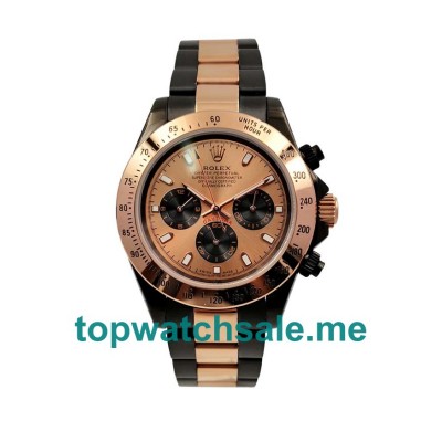 40MM Men Rolex Daytona 116505 Champagne Dials Replica Watches UK