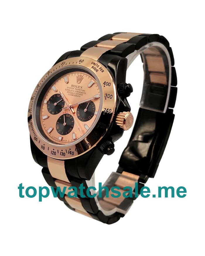 40MM Men Rolex Daytona 116505 Champagne Dials Replica Watches UK